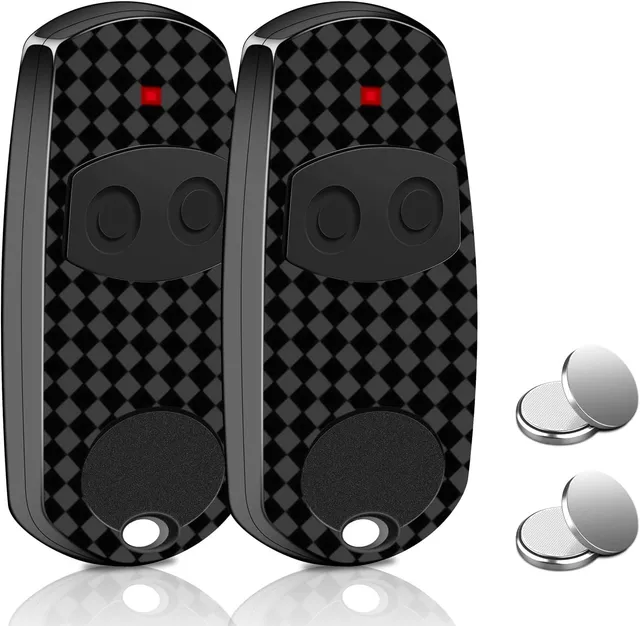 Remote Control Compatible with CAME, 2 x TOP432EE 433.92 MHz 2 Channels Compatible with Top432, Top432EE (Includes Two Additional Batteries)