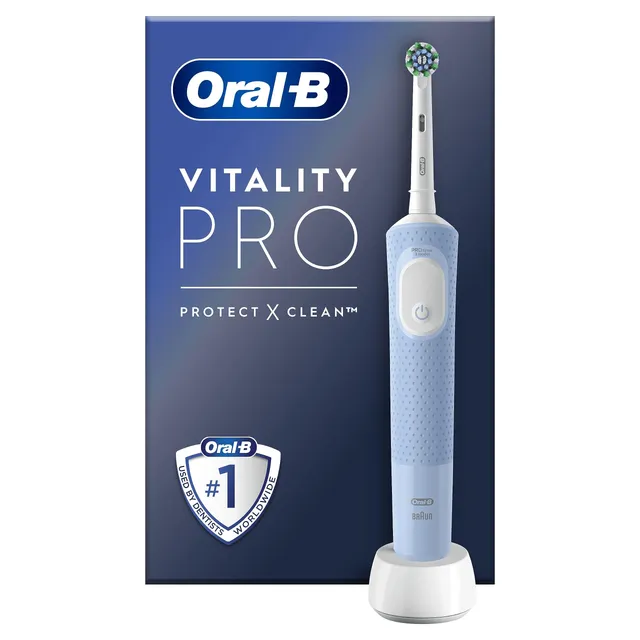 Oral-B Brosse à Dents Electrique Vitality Pro, Brossette, Bleue