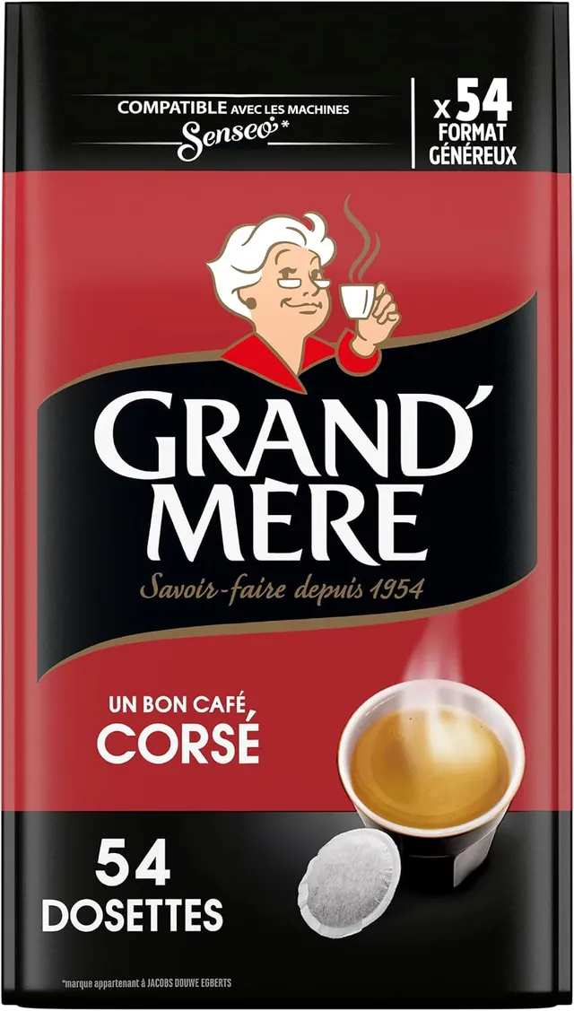 Senseo Grand Mère Corsé 54 dosettes café