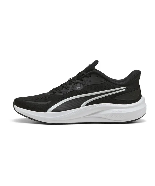 Puma Unisex's Skyrocket Lite 2 Road Running Shoe, Puma Black Puma White Puma Silver, 45 EU