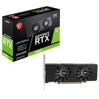 MSI NVIDIA GeForce RTX 3050 LP E 6G OC Carte Graphique