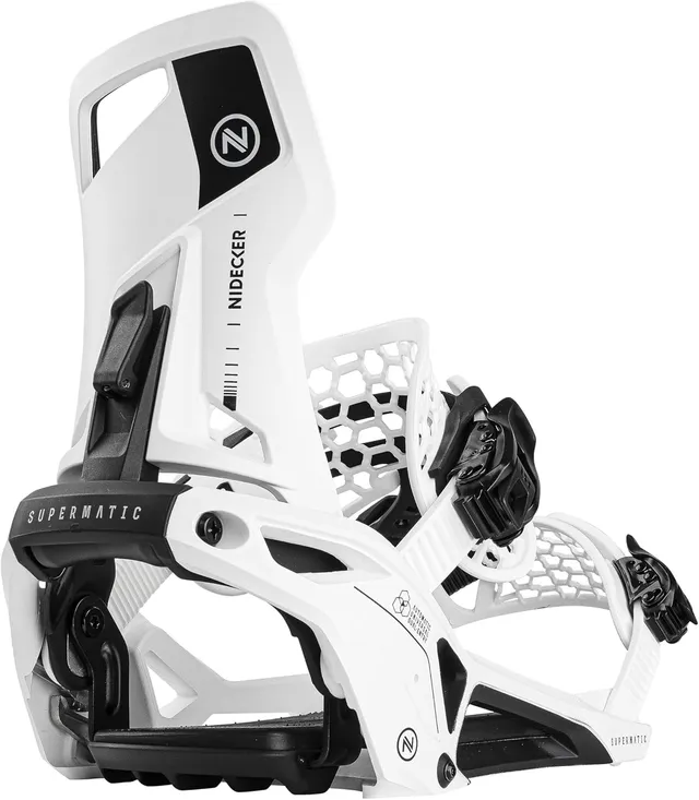 Nidecker OG Supermatic Snowboard Bindings - Automatic Opening System with Tilt Spoiler