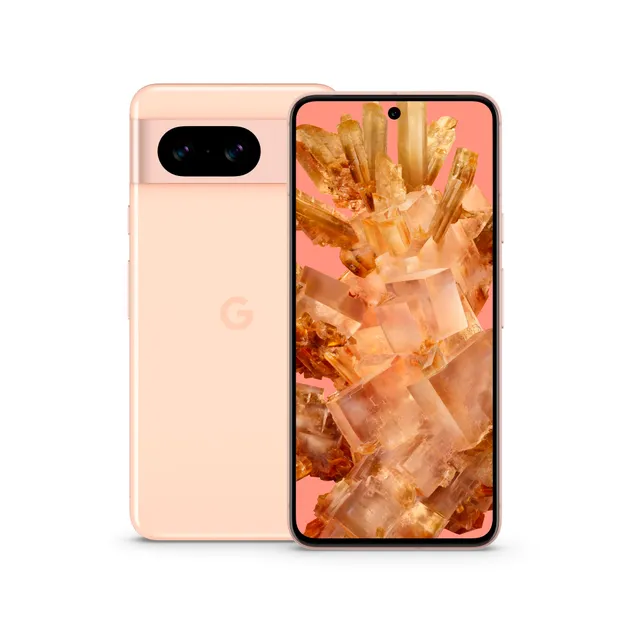 Google Pixel 8 - SIM-freies Android-Smartphone mit leistungsstarker Pixelkamera, 24 Stunden Akkulaufzeit und leistungsstarken Sicherheitsfunktionen - Rose, 128 GB (Refurbished)