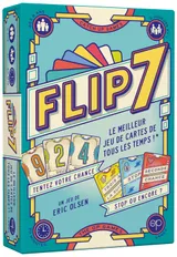Catch Up Games Flip 7, Jeu de Cartes Rapide et Malin, 3-6 Joueurs dès 8 Ans