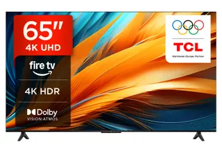 TCL 65PF650 65 Pouces 4K Ultra HD, HDR TV, Smart LED Fire TV (Dolby Vision, Dolby Atmos, DTS, HDR 10, Alexa intégré, Airplay2, Miracast)