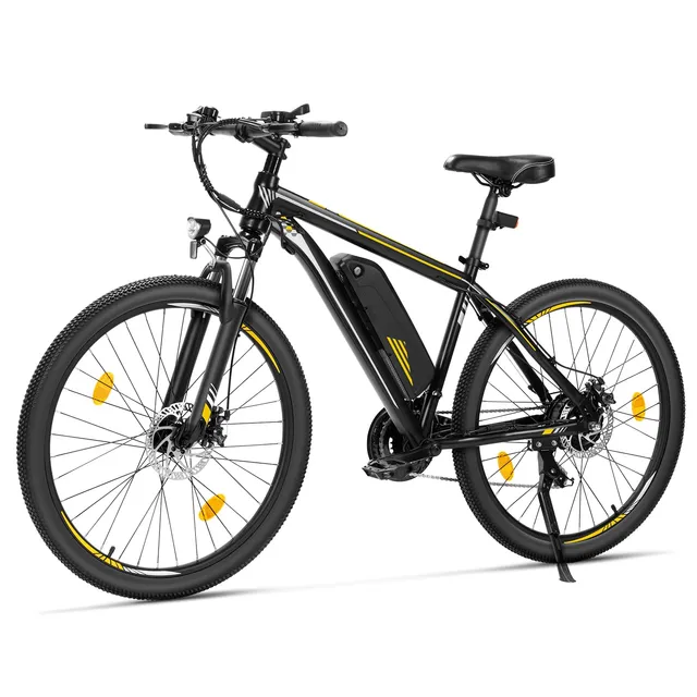 Touroll U1 Vélo Électrique, 26" Vélo Électrique en Montagne pour Adulte, VTT électrique 250 W, Batterie Amovible 13AH, Autonomie 65 km, E-Bike 21 Vitesses (U1 26")