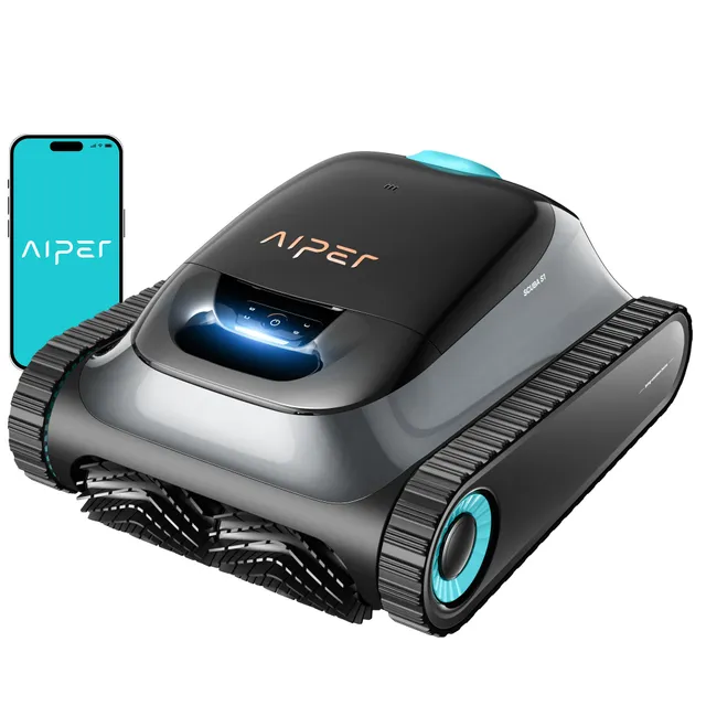 (2026 Upgrade) Aiper Scuba S1 Robot Piscine, Plan Hebdomadaire Personnalisé, Autonomie de 270 Min, Filtration Ultra-Fine, Nettoyage Fond/Parois/Ligne d’Eau, Navigation 11 Capteurs, Contrôle Via App