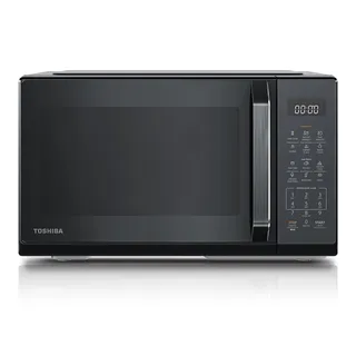 Toshiba Micro-ondes MW3-EM23PE(BK), 23L, Micro-ondes sur Pied, Chauffage Rapide 800W,11 Niveaux de Puissance, avec 7 Menus Automatiques, Noir
