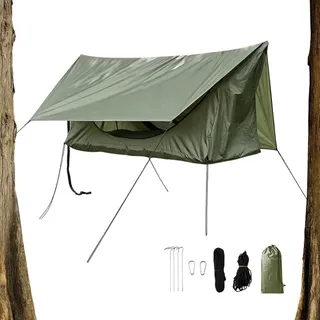 Ensemble de tente hamac lit de repos respirant avec fermeture éclair et