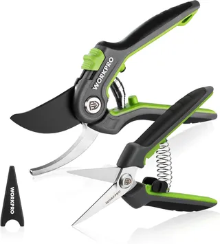 WORKPRO Professional Garden Pruning Shears Set 2 Pieces (210mm/160mm)