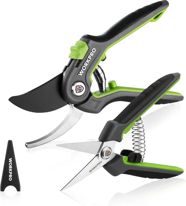 WORKPRO Professional Garden Pruning Shears Set 2 Pieces (210mm/160mm)