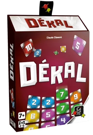 GIGAMIC - Dekal - Jeux de société - Jeux de Cartes dès 7 Ans - Jeu d'ambiance pour Enfant, Famille et Amis - Logique et Observation - De 2 à 6 Joueurs - Jeu Rapide 15 Min - Version Française - GBDEK