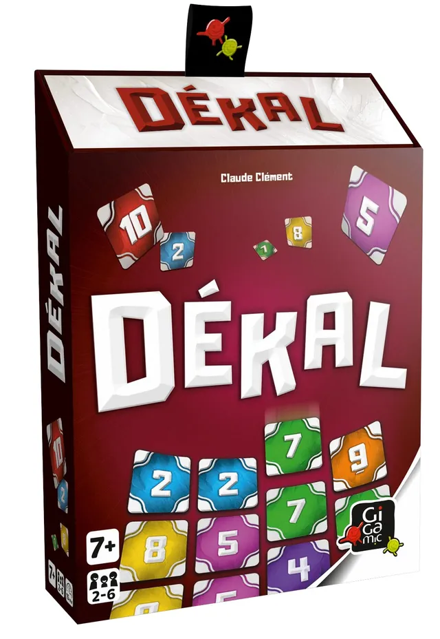 GIGAMIC - Dekal - Jeux de société - Jeux de Cartes dès 7 Ans - Jeu d'ambiance pour Enfant, Famille et Amis - Logique et Observation - De 2 à 6 Joueurs - Jeu Rapide 15 Min - Version Française - GBDEK