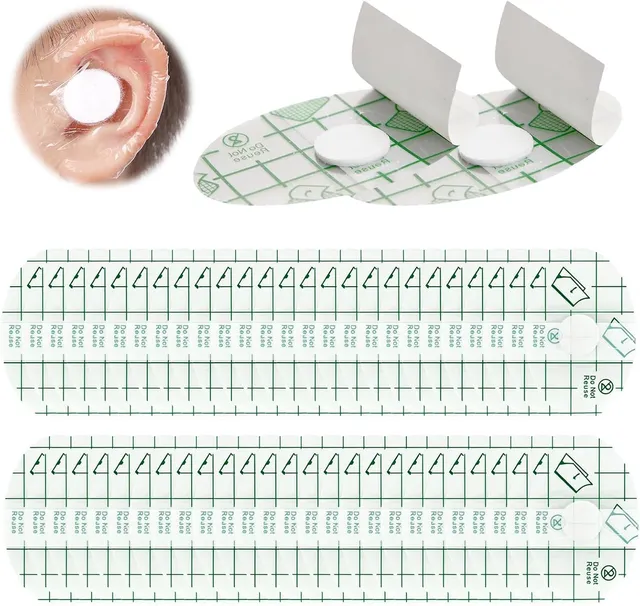 100 Protège-Oreilles Jetables Étanche pour Douche et Bain