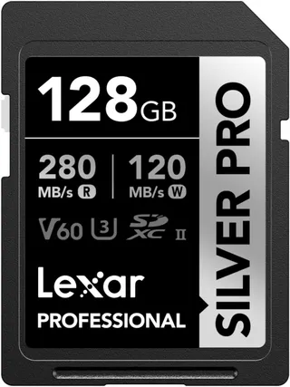 Lexar SILVER PRO Carte SD 128Go UHS-II (LSDSIPR128G-BNNAA)