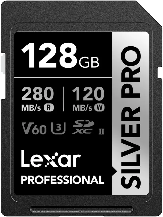 Lexar SILVER PRO Carte SD 128Go UHS-II (LSDSIPR128G-BNNAA)