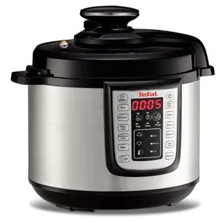 Tefal - Multicuiseur Fast and Delicious - 25 programmes - 6 L - Noir - Inox