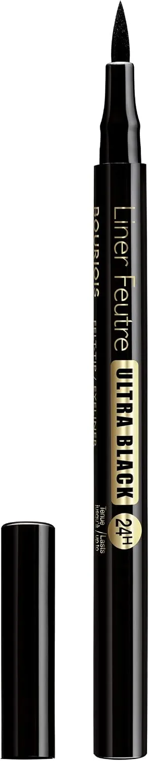 Bourjois - Eyeliner - Liner Feutre - Pointe feutre - Longue tenue - 41 Ultra Black - 0,8 ml