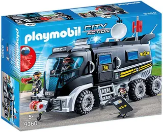 Playmobil 9360 - City Action - Camion policiers Delite avec Sirene et gyrophare - Nouveaute 2019