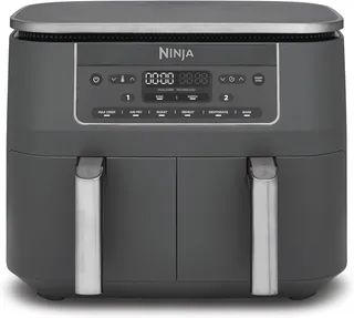 Ninja Air Fryer Dual Zone numérique, Friteuse à air, 2 compartiments, 7,6L