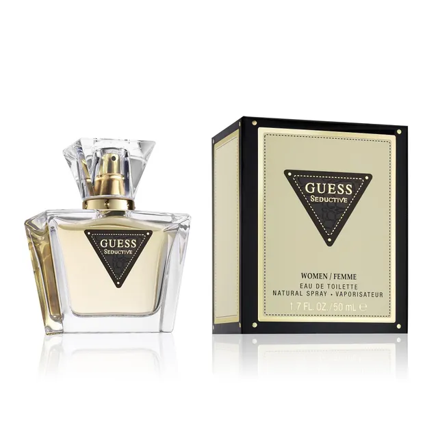 GUESS Seductive, Eau de Toilette pour Femme, Parfum Fruité Floral, Parfum Sensuel Longue Durée, 50 ml