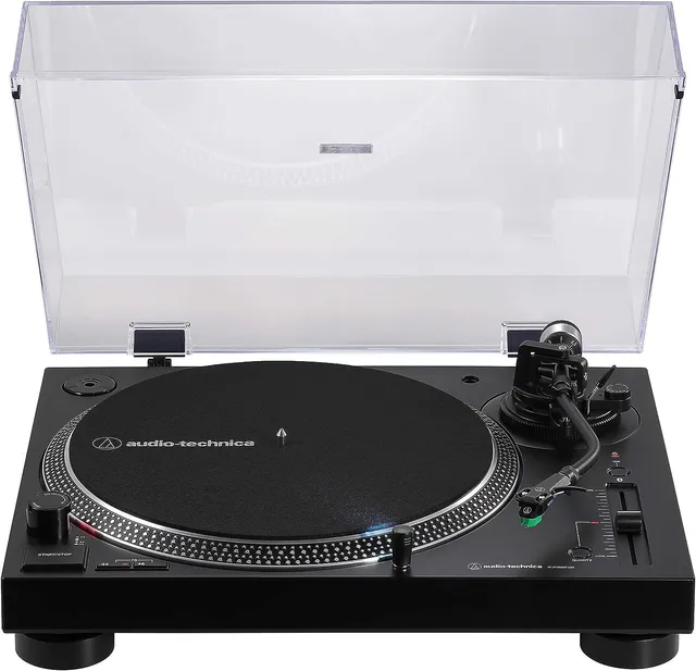 Audio-Technica LP120xBTUSB Platine à Entraînement Direct (Bluetooth & USB) Noir