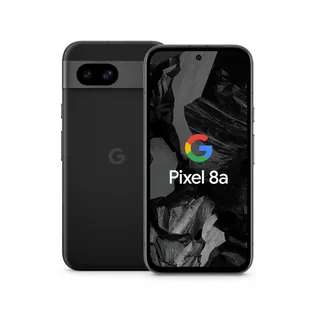 Google Pixel 8a : smartphone Android verrouillé par carte SIM avec caméra Pixel avancée, autonomie prolongée et fonctionnalités de sécurité puissantes — Obsidian, 128 Go (Reconditionné)