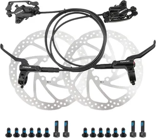 Ensemble de Freins à Disque hydrauliques en Alliage d'aluminium pour VTT, vélo de Route, leviers de Frein de vélo