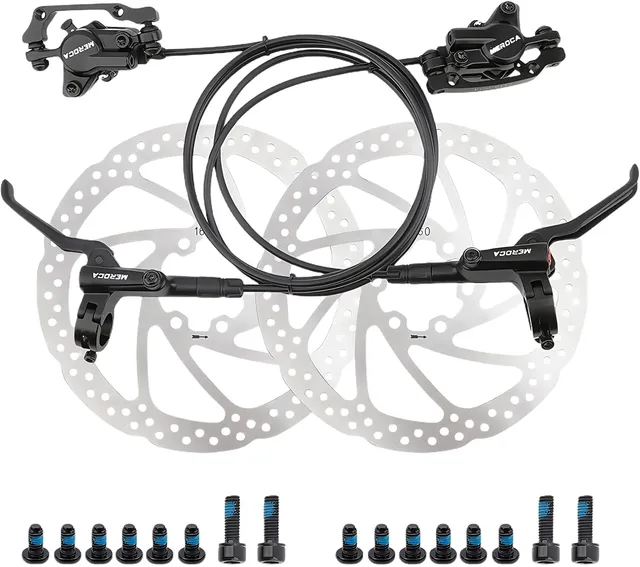 Ensemble de Freins à Disque hydrauliques en Alliage d'aluminium pour VTT, vélo de Route, leviers de Frein de vélo