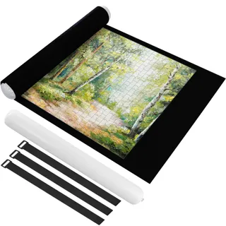 Ainiv Tapis Puzzle Rouleau Feutre 1500 pièces, Noir