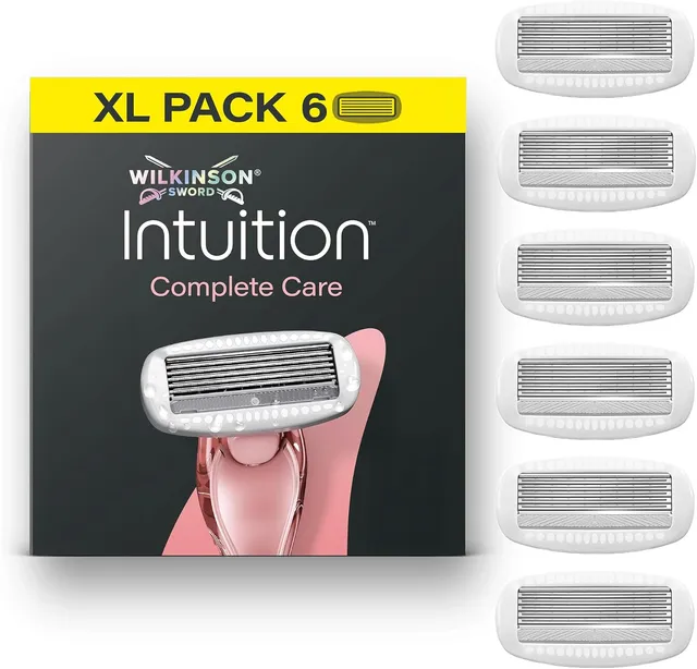 Wilkinson Sword Intuition Complete Care pour femme, 6 recharges de lames