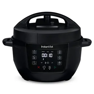 Instant Pot Multicuiseur, 3,8 L, cuiseur intelligent 7 en 1 - Autocuiseur, mijoteuse, cuiseur à riz, sauteuse, yaourtière, cuiseur vapeur et réchauffeur d'aliments - Noir