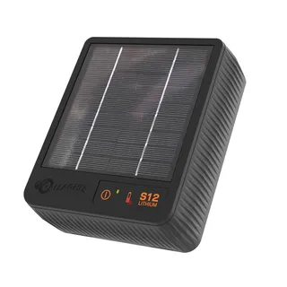 Gallagher électrificateur solaire S12 avec batterie Lithium (3.2 V - 6 Ah) - Électrificateurs Solaires