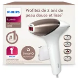 Philips Lumea série 8000, Épilateur à lumière pulsée, alternative à l'épilation laser, technologie SenseIQ, 4 accessoires pour le corps, le visage, le maillot et les aisselles, modèle BRI948/00