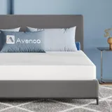 Avenco Matelas 140x190, 18CM, Matelas à Mémoire de Forme en Gel, Mousse en Matériau Bambou, Certifié Sûr et Fiable Par CertiPUR-US et OEKO-TEX, Sommeil Frais, Evacuation de L'humidité, Lavable