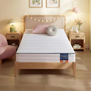 VASAGLE Matelas 140x190 Épaisseur 16 cm,Matelas en Mousse à Mémoire de Forme RMZ111W101