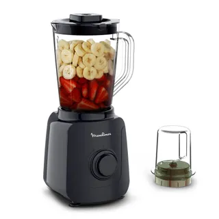 Moulinex - Blender Blendforce Essential 450W Bol plastique 1.85L Bleu nuit