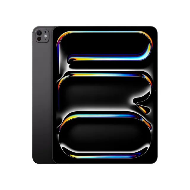 Apple iPad Pro 13 Pouces (M5) : Écran Ultra Retina XDR Verre Standard, 256 Go, Caméra Avant Horizontale 12 MP/Caméra arrière 12 MP, Wi-FI, Autonomie d’Une journée — Noir sidéral