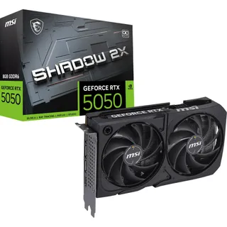 MSI NVIDIA GeForce RTX 5050 8G Shadow 2X OC Carte Graphique