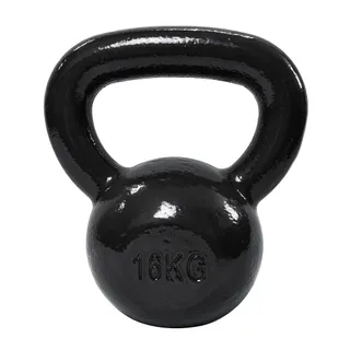 Amazon Basics Kettlebell en fonte 16 kg, Noir