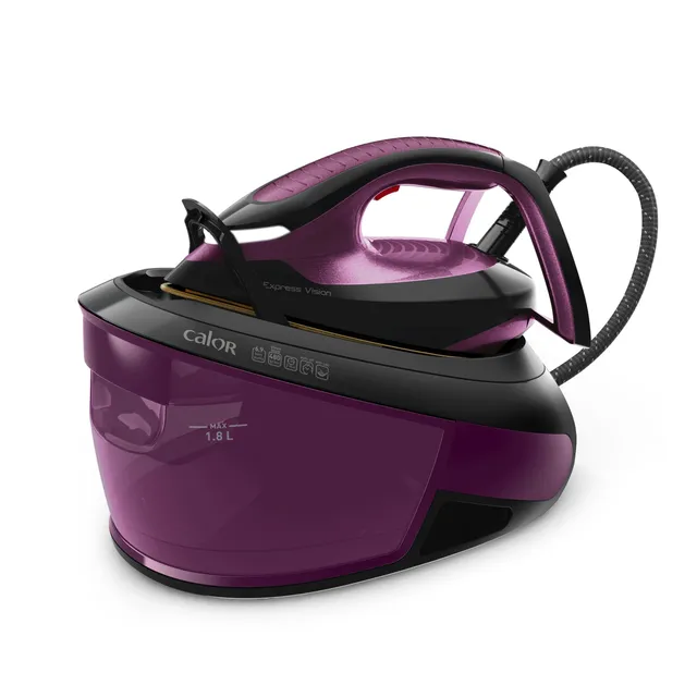 Calor Express Power Vision, Centrale Vapeur Classique, Débit vapeur 480 g/min, Sans réglage, Technologie LED Vision, Fabriqué en France, SV8152C0