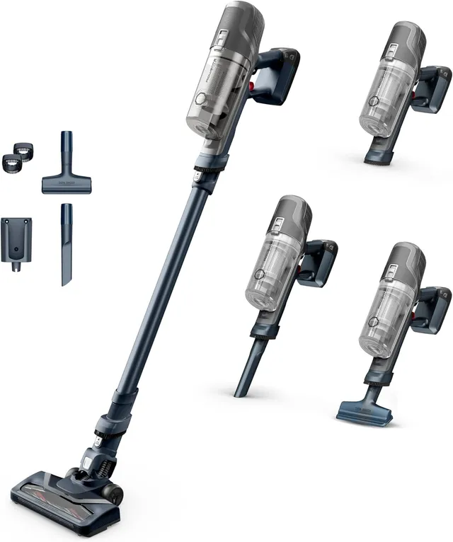 Rowenta X-Pert6.60 Aspirateur balai sans fil multifonction, Puissance de 100W, 45minutes d'autonomie, RH6836EO, Gris