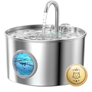 Fontaine a Eau Chat INOX: Fontaine à Eau pour Chat Automatique