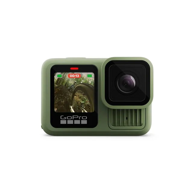 GoPro HERO13 Black en Vert forêt (Couleur en édition limitée) - Caméra d'action étanche avec vidéo 5.3K60, Photo 27MP et compatibilité avec Les objectifs de la série HB