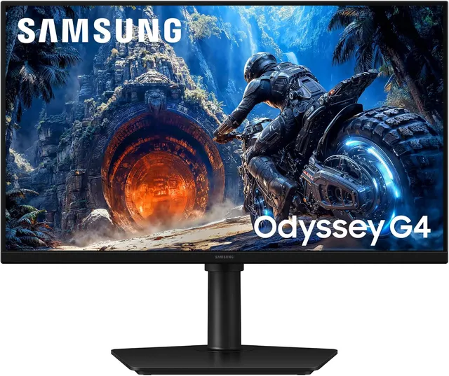 SAMSUNG Écran Gaming Odyssey OLED G40H 25", Dalle Fast IPS, FHD 300Hz, 1ms, Luminosité Améliorée avec HDR10, Écran Plat, Pied Ajustable en Hauteur, Inclinable, Pivotable, HDMI 2.0, LS25HG402EUXEN