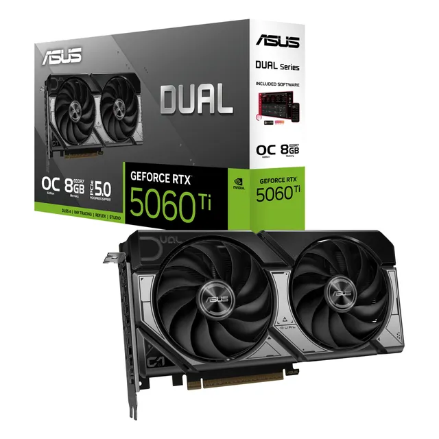 ASUS Dual GeForce RTX 5060 Ti 8GB GDDR7 OC Edition Carte Graphique Gaming