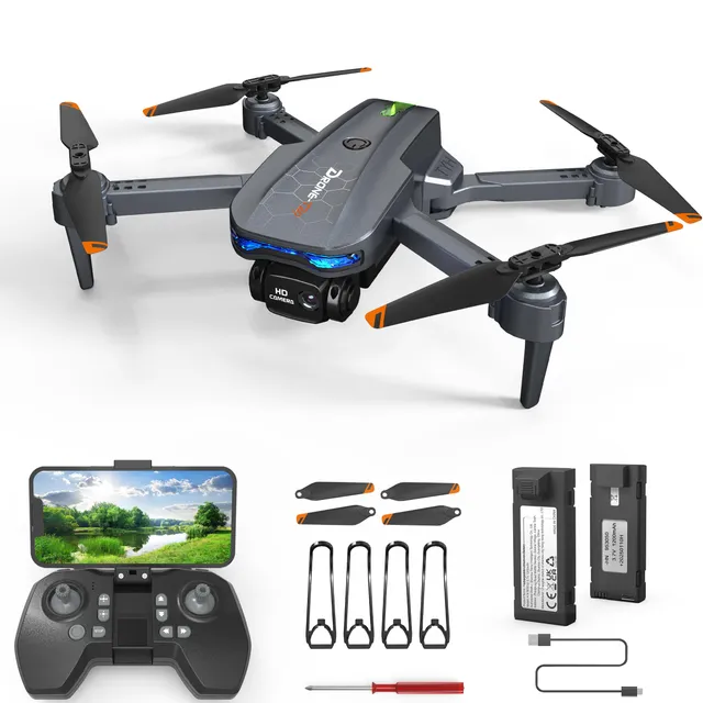 FERIETEL T29 Drone avec Caméra 1080P– Drone pour Enfants/Adultes, Quadricoptère RC pour Débutants, Mode Sans Tête, 3D Flip, 30 Minutes, Cadeau Jouet pour Enfants