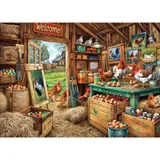 Puzzle 1000 pièces, Puzzle Adulte, Un Puzzle Difficile, Jeux de Puzzle pour Toute la Famille, Cadeaux pour Femmes, Cadeaux pour Hommes, thème : poulailler