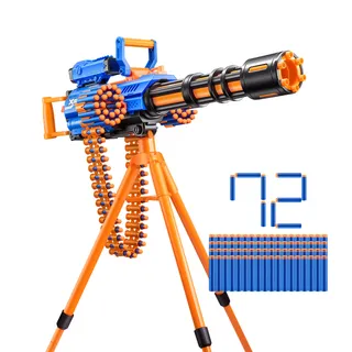 XShot X-Shot Insanity Rage Fire motorisé par ZURU avec 86 fléchettes, fléchettes à Technologie Air Pocket et Stockage de fléchettes