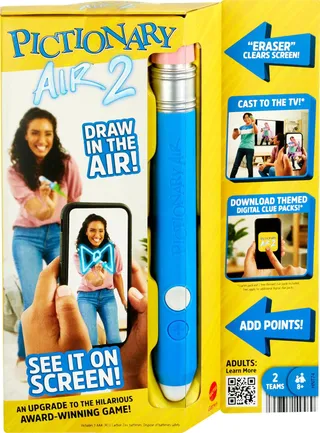 Mattel Games Pictionary Air 2 Jeu, 2 équipes, 8 Ans et Plus